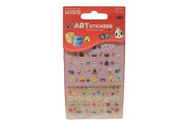 Kiss Nail Art Stickers #89741 Easter Basket - Limited Edition