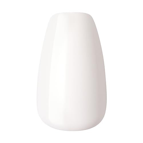 KISS imPRESS Color Press-On Nails Polish-Free Manicure Set, ‘Frosting’, 30 Chip-Proof, Smudge-Proof Fake Nails