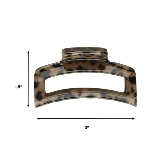 Scunci Open Center Claw Clip, Tortoise Shell