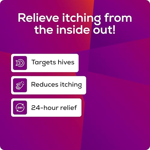 Allegra Hives Antihistamine 24-Hour Tablets, Non-Drowsy Hive Reduction and Hive Itch Relief, 180 mg Fexofenadine HCI, 30-Count
