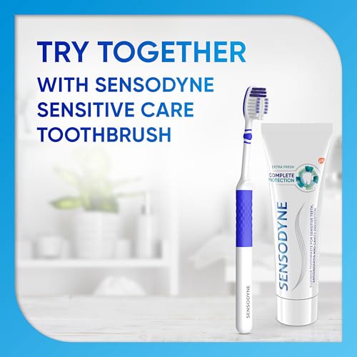 Sensodyne Complete Protection Sensitive Toothpaste For Gingivitis, Sensitive Teeth Treatment, Extra Fresh - 3.4 Ounces