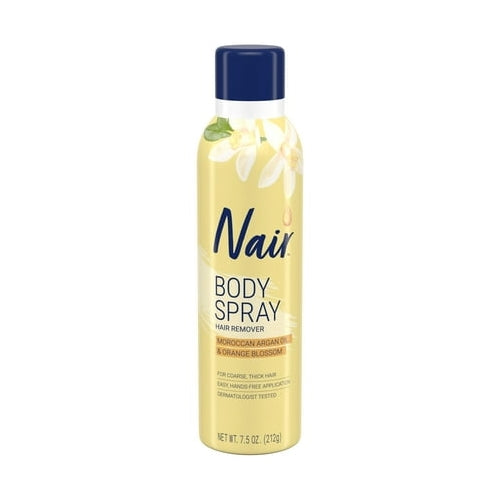 Nair Hair Remover Body Spray, Arm, Leg and Bikini Hair Removal Spray, 7.5 Oz Can