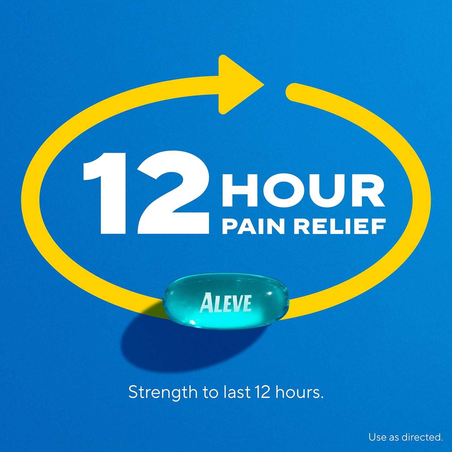 Aleve Pain Reliever & Fever Reducer Liquid Gels, Naproxen Sodium, Pain Relief, 80 Count