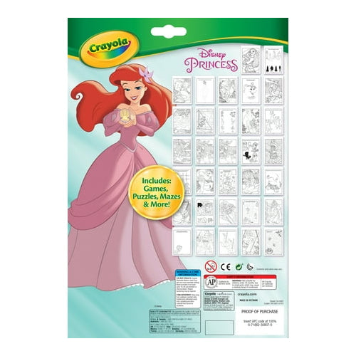 Crayola Disney Princess Coloring and Activity Book, 32 pages