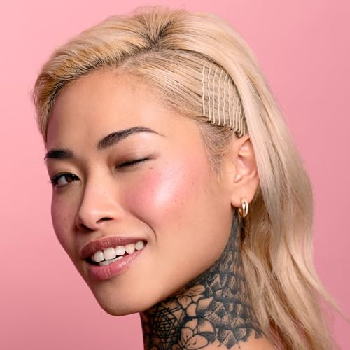 Lottie London Ombré Blush in Exposed, Lightweight & High Pigmented Powder Blusher for a Healthy Flush of Natural, Buildable Color 2.5g
