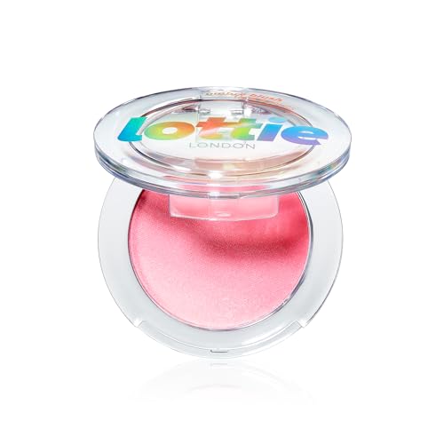 Lottie London Ombré Blush in Exposed, Lightweight & High Pigmented Powder Blusher for a Healthy Flush of Natural, Buildable Color 2.5g