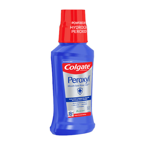 Colgate Peroxyl Mouth Sore Rinse, Mild Mint, 8.45 fl. oz. (9 Count)