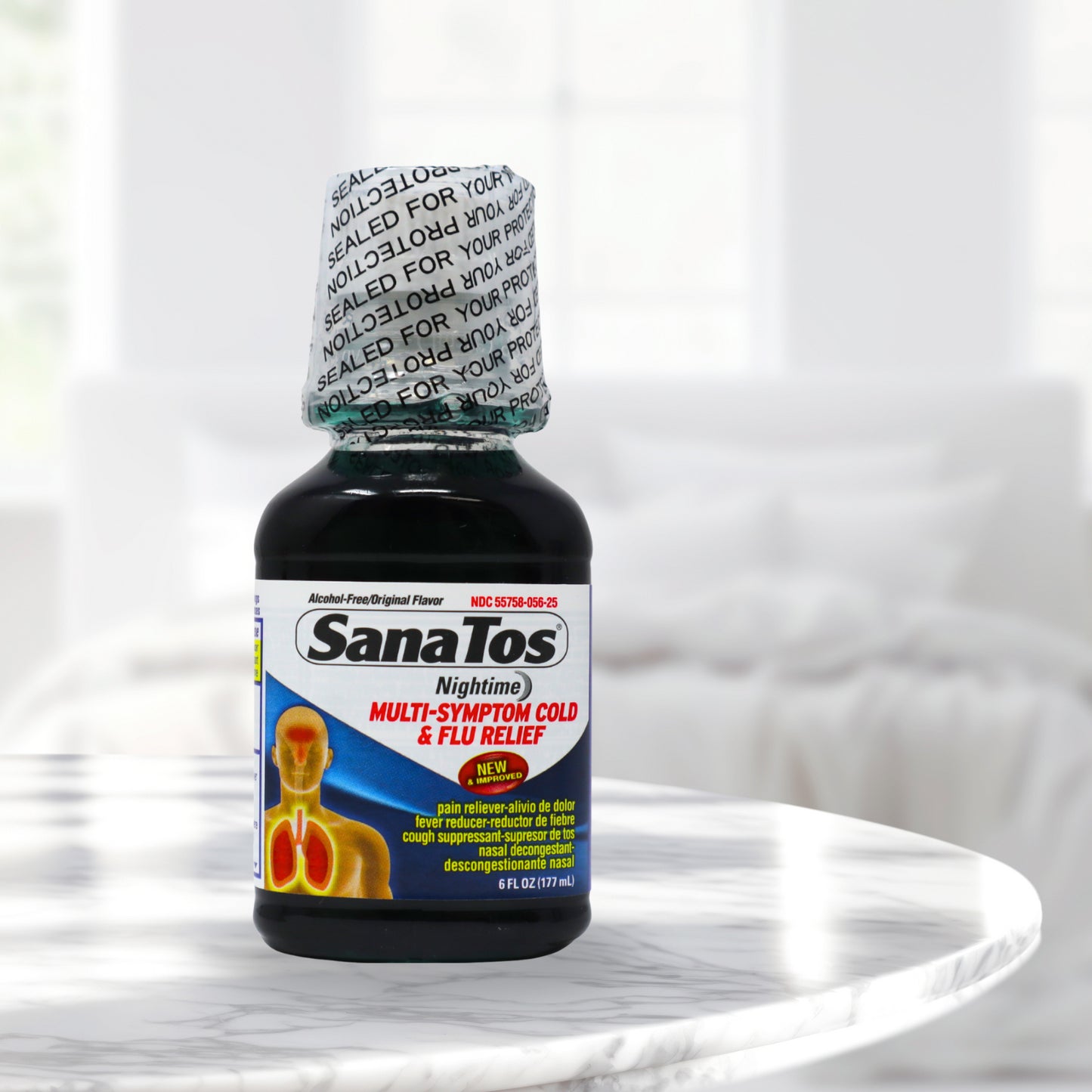Sanatos Nigth Syrup 6 oz - Antigripal Nocturno (Pack of 1)