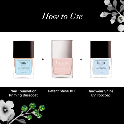 butter LONDON Patent Shine 10X Nail Lacquer Polish, Sandy Bum - Gel-Like Finish & Chip-Resistant Nail Lacquer Helps Protects & Strengthens Nails - Vegan & Cruelty-Free