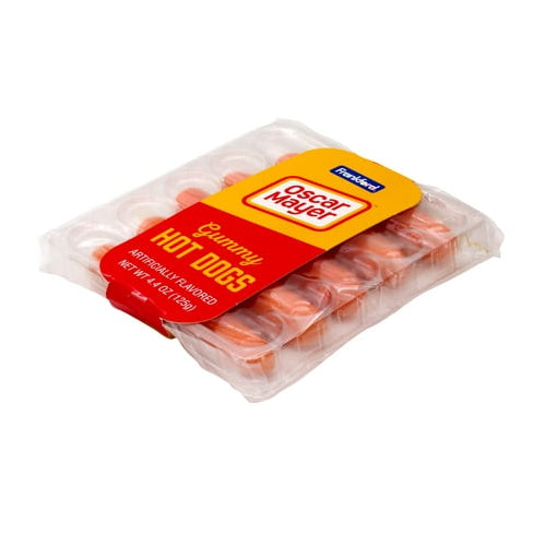 Frankford Oscar Mayer Hot Dog Fruity Gummy Candy, 4.4 Ounces