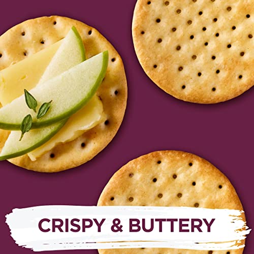 Toasteds Crackers, Party Snacks, Lunch Snacks, Classic Buttercrisp, 8oz Box (1 Box)