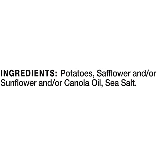 Kettle Brand Potato Chips, Sea Salt Kettle Chips, Snack Bag, 2 Oz (Pack of 2)