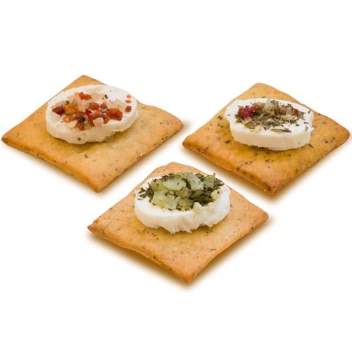 Isola Italian Garlic Crostini 7 oz – Crisp Artisan Bread Slices Baked in Italy, Infused with Real Garlic for Cheese Boards, Toppings, Appetizer Pairings, and Culinary Presentations