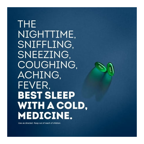 Vicks NyQuil Cold & Flu Nighttime Relief LiquiCaps 8 Count