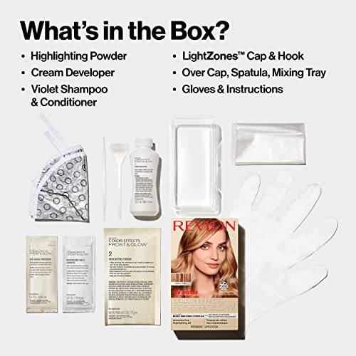 Revlon Color Effects Highlighting Kit, Permanent Hair Dye, For Balayage, Frosting, & Ombre Styling, Ammonia & Paraben Free, 30 Honey, 8 Oz (Pack of 1)