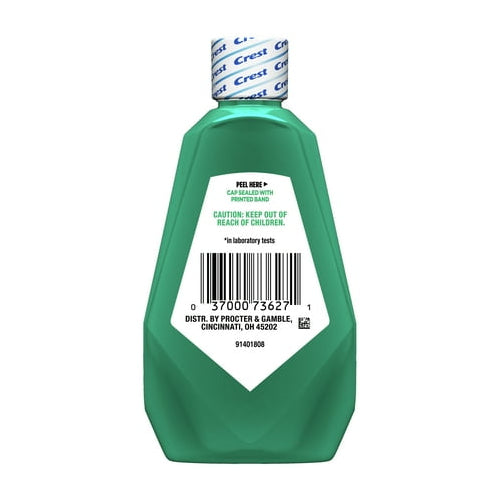 Crest Scope Outlast Mouthwash, Fresh Mint, 100mL, 3.3 fl oz - 6 Pack