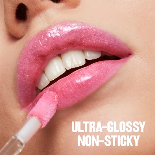 Revlon Super Lustrous Lip Gloss, Non-Sticky, Hydrating, High Shine Finish, 255 Sandstorm, 0.13 oz