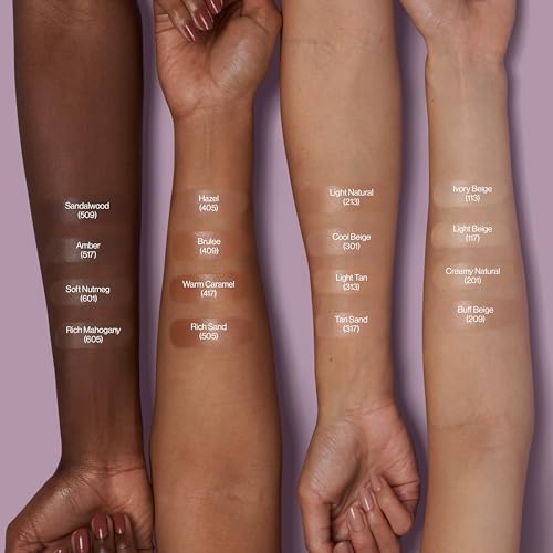Revlon Illuminance Tinted Serum, Triple Hyaluronic Acid, Evens Out Skin Tone Over Time and Hydrates All Day, SPF 15, 201 Creamy Natural, 0.94 fl oz.
