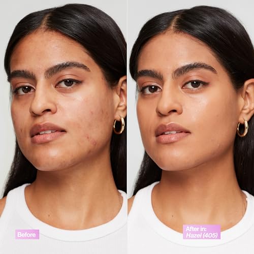 Revlon Illuminance Tinted Serum, Triple Hyaluronic Acid, Evens Out Skin Tone Over Time and Hydrates All Day, SPF 15, 405 Hazel, 0.94 fl oz.