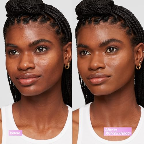 Revlon Illuminance Tinted Serum, Triple Hyaluronic Acid, Evens Out Skin Tone Over Time and Hydrates All Day, SPF 15, 505 Rich Sand, 0.94 fl oz.
