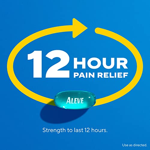 Aleve Liquid Gels, Naproxen Sodium for Pain Relief ‐ 50 Count