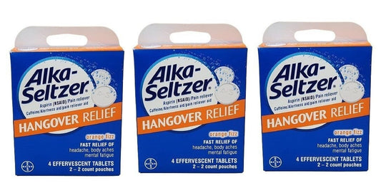 Alka-Seltzer Hangover Relief  4 Effervescent Tablets