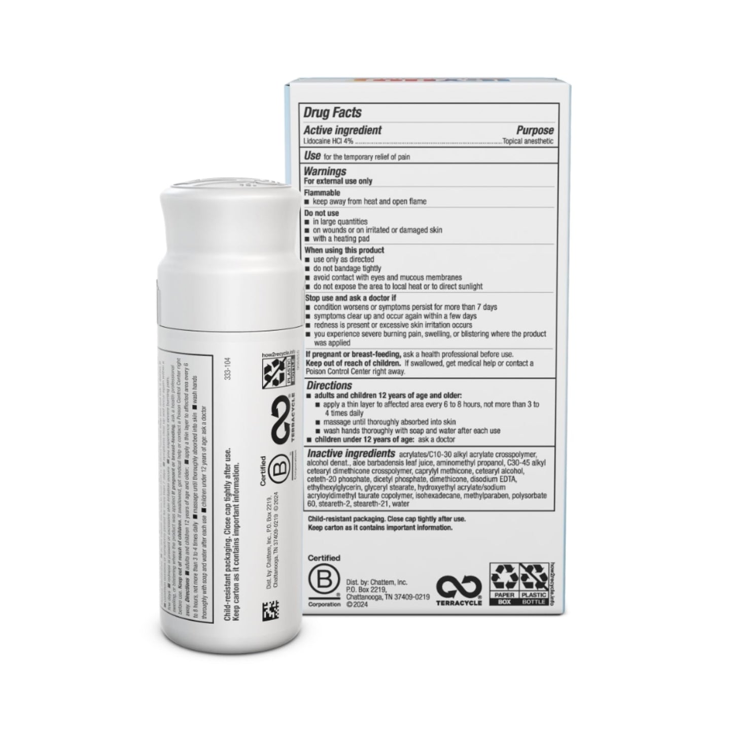 Icy Hot Maximum Strength Lidocaine No-Mess Pain Relief Liquid, No-Mess Applicator, 2.5 Ounces
