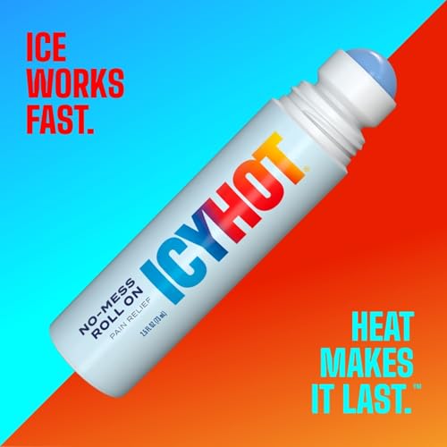 Icy Hot Original Medicated Pain Relief Liquid with No Mess Applicator, 2.5 Fluid Ounces