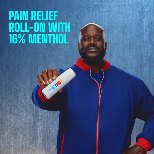 Icy Hot Original Medicated Pain Relief Liquid with No Mess Applicator, 2.5 Fluid Ounces
