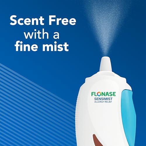 Flonase Sensimist Allergy Relief Nasal Spray for Non-Drowsy, 24-Hour Multi-Symptom Allergy Relief – 120 Sprays (Pack of 2)