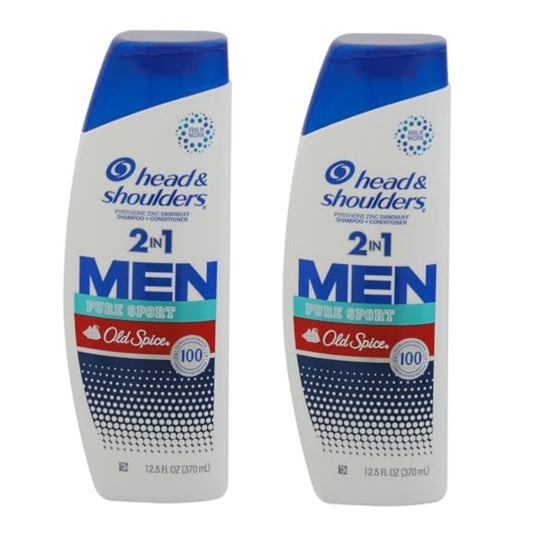 Head & Shoulders, 2 In 1 Old Spice Pure Sport, 12.5 Ounce 2 Pack