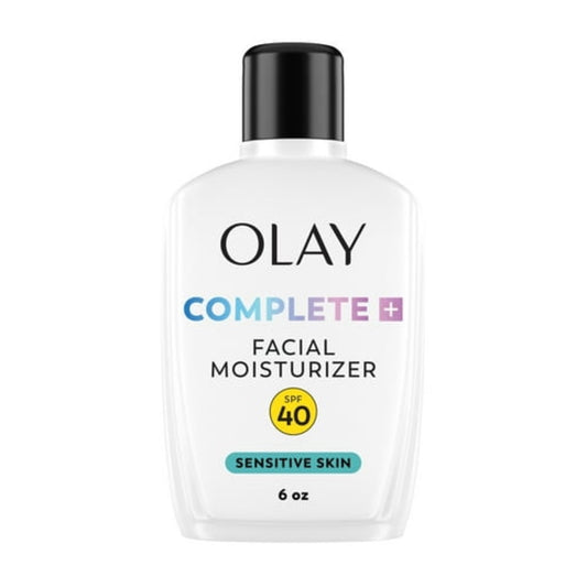 Olay Face Lotion with Sunscreen, Complete Plus Face Moisturizer with SPF 40, 6 fl oz
