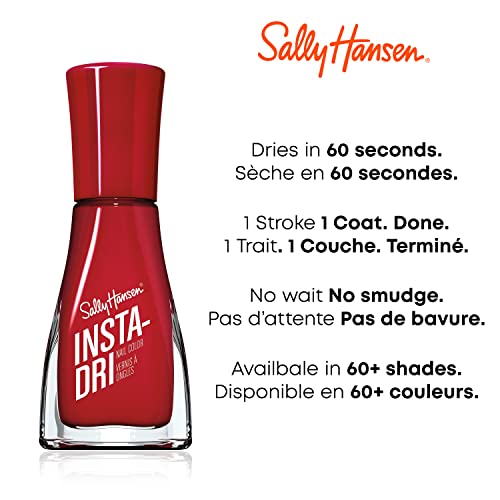 Sally Hansen Insta-Dri, Later Alligator, Quick Dry, Long Lasting, Opaque, Creme Green Nail Polish