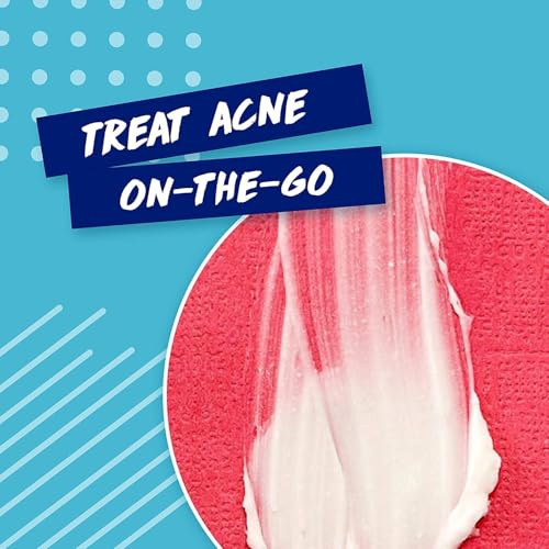 Clearasil Rapid Rescue Spot Treatment Cream with Benzoyl Peroxide Acne Medication for Acne Relief in as fast as 4 hours, 1 Ounce
