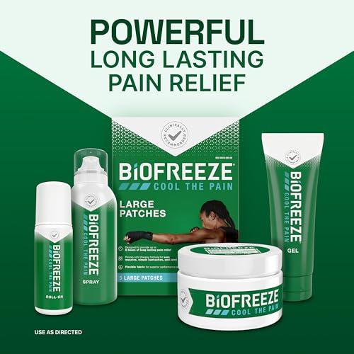 Biofreeze Menthol Spray 3 FL OZ Colorless Aerosol Spray for Pain Relief associated with Sore Muscles, Arthritis, Simple Backaches, and Joint Pain
