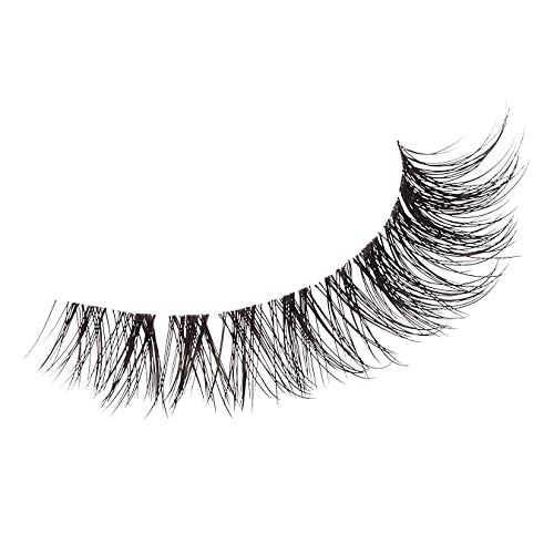 KISS MLBB My Lash But Better False Eyelashes, Everyday Wearable Volume with Superfine Band Technology, Easy To Apply, Reusable, Cruelty-Free, Contact Lens Friendly, Style 'No Filters' (Pack of 1)