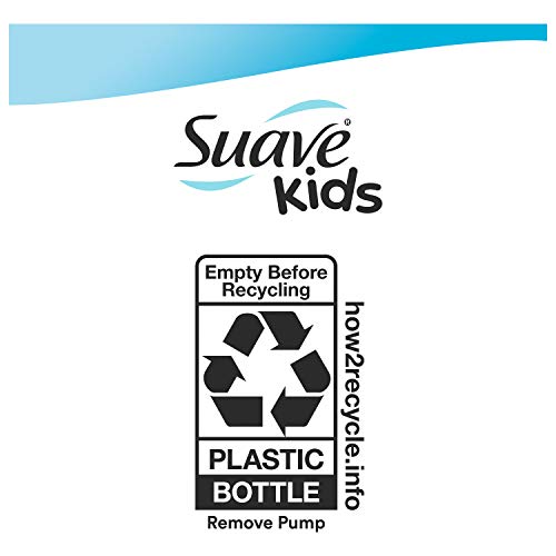 Suave Kids 3 in 1 Shampoo Conditioner Body Wash For Tear-Free Bath Time, Fresh Spider-Sense, Dermatologist-Tested Kids Shampoo 3 in 1 Formula 28 oz
