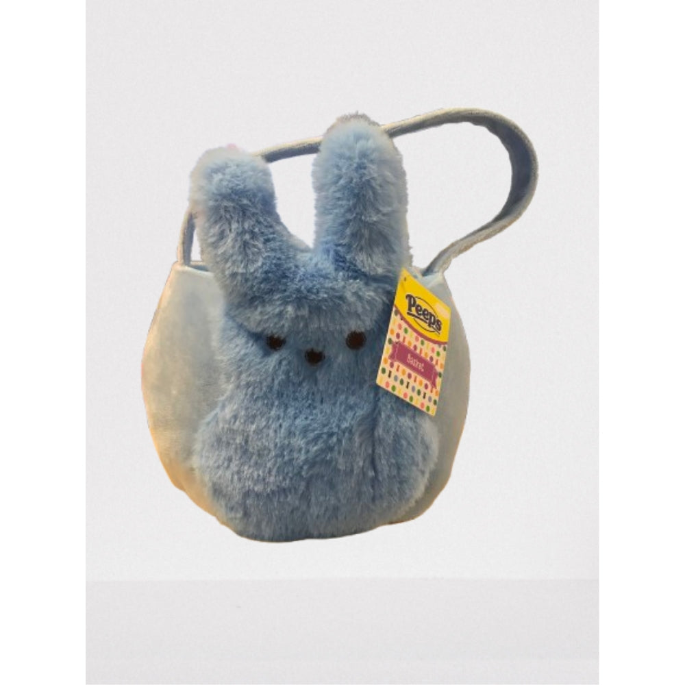 Peeps Easter Egg Hunt Basket - Plush Bunny Blue