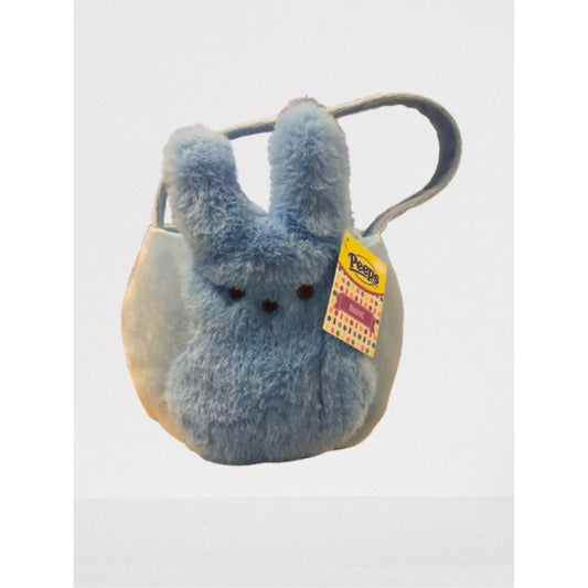 Peeps Easter Egg Hunt Basket - Plush Bunny Blue