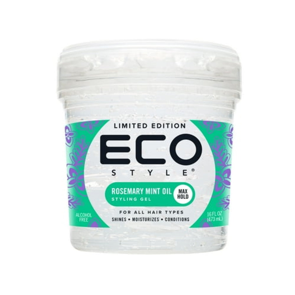 Eco Style Rosemary Mint Oil Gel16oz, Softens, Shine Enhancing, Unisex