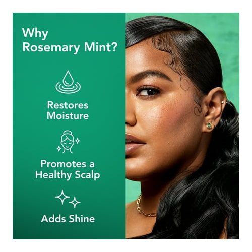 Eco Style Rosemary Mint Oil Gel16oz, Softens, Shine Enhancing, Unisex