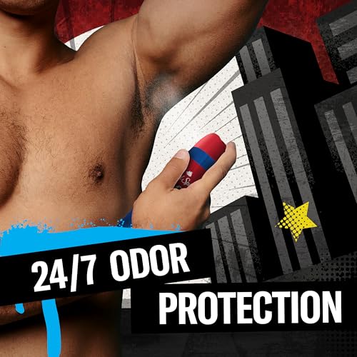 Old Spice Aluminum Free Body Deodorant Dry Body Spray for Men, 24/7 Freshness & Lasting Scent, 24/7 Sweat & Odor Protection, Smell Like a Hero, Superman, Bright Citrus & Cosmos Scent, 5.1 oz