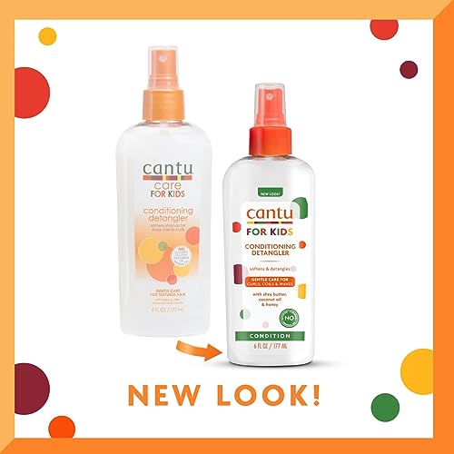 Cantu Care for Kids Conditioning Detangler, 6 Fl Oz (Packaging May Vary)
