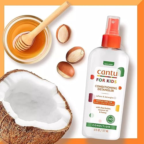 Cantu Care for Kids Conditioning Detangler, 6 Fl Oz (Packaging May Vary)