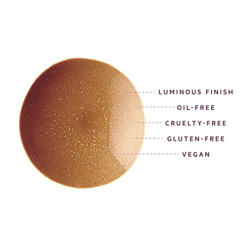 Flower Beauty By Drew Barrymore Heatwave Bronzing Essence Liquid Highlighter + Illuminator Bronzer Drops - Radiant + Natural Glow Finish - Oil-Free Formula - Buildable Coverage