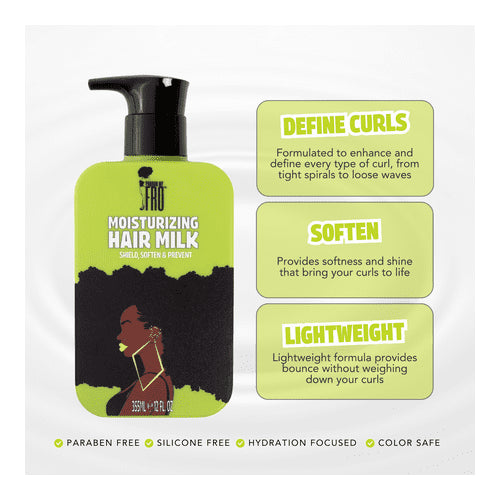 Kit Pardon My Fro Moisturizing Hair Milk  12 Fl oz and Braid & Scalp Hydrating Spray 8 Fl oz