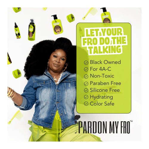 Kit Pardon My Fro Moisturizing Hair Milk  12 Fl oz and Braid & Scalp Hydrating Spray 8 Fl oz