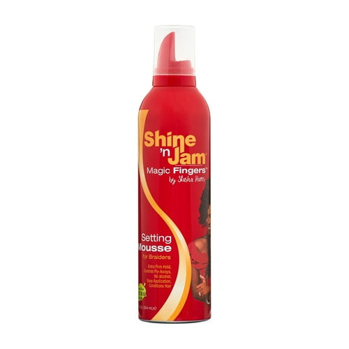 Shine ‘n Jam® Magic Fingers® Unisex Setting Mousse 12 fl.oz., Moisturizing 2 Pack