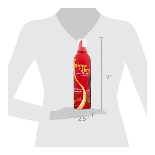 Shine ‘n Jam® Magic Fingers® Unisex Setting Mousse 12 fl.oz., Moisturizing 2 Pack