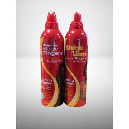 Shine ‘n Jam® Magic Fingers® Unisex Setting Mousse 12 fl.oz., Moisturizing 2 Pack